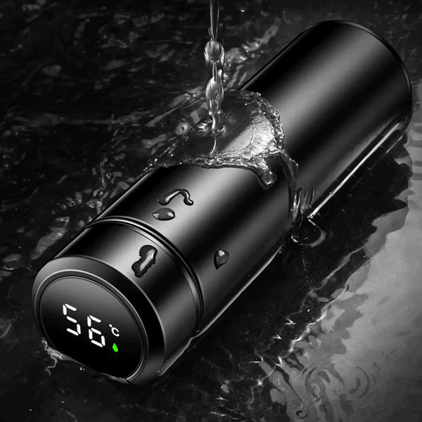 Stainless Steel Sports LED Temperature Water Bottle/ Hot & Cold for 24 Hrs